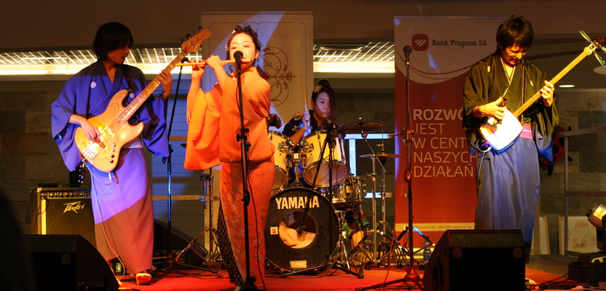 Koncert Japończyków u Piastów