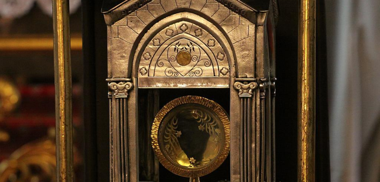 Relikwia serca świętego w Legnicy