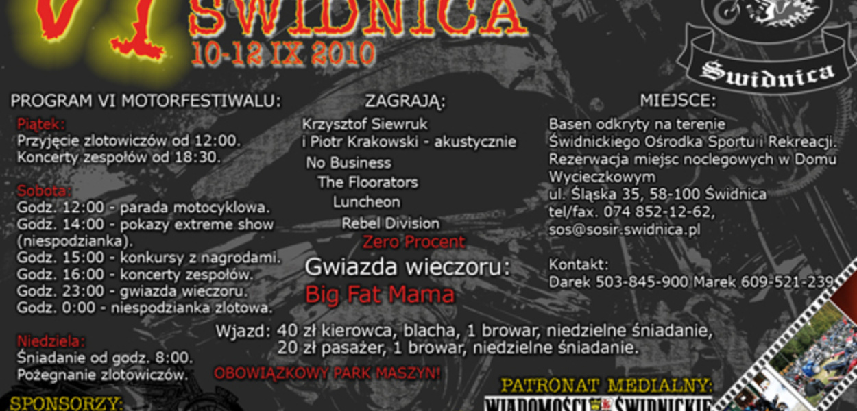 Zlot motocykli w Świdnicy