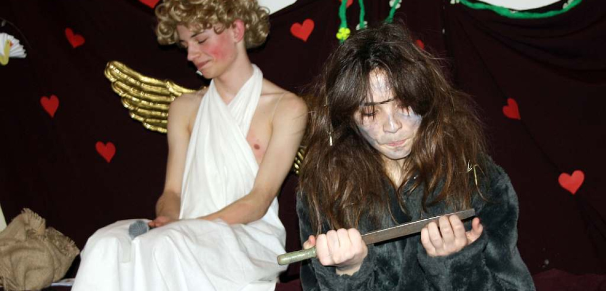 Walentynkowe show w Gimnazjum nr 4