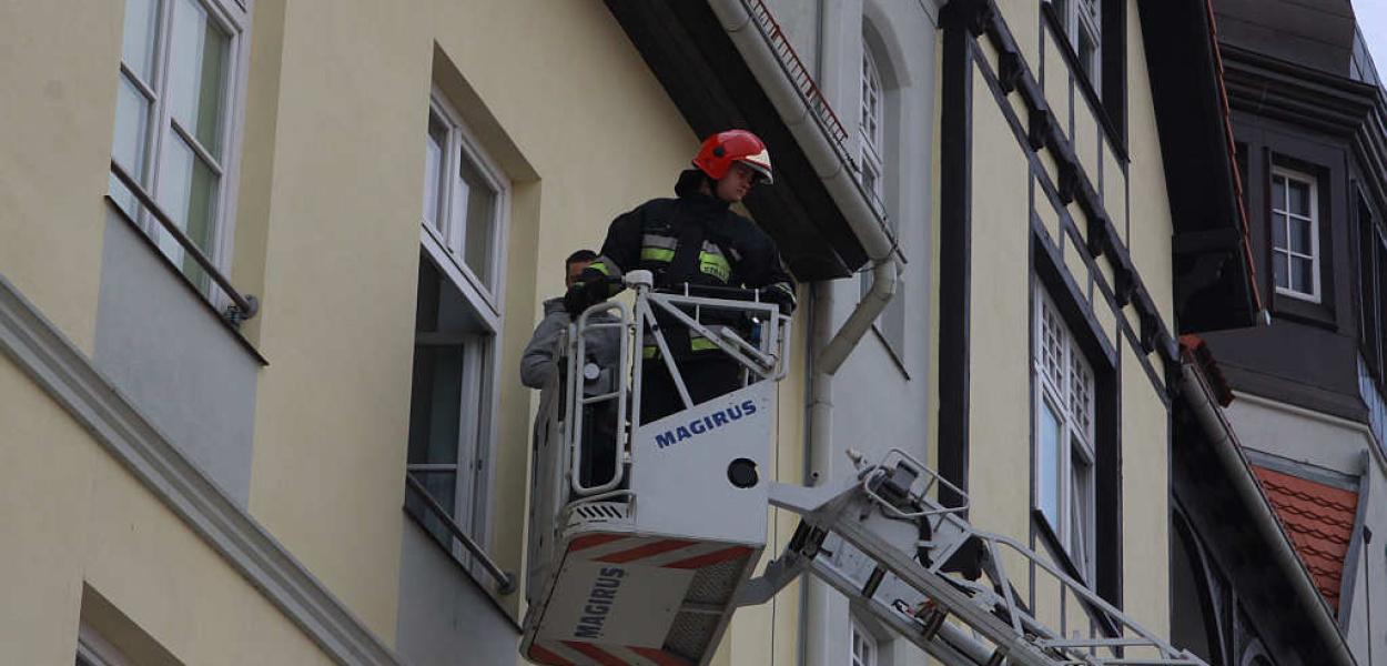 Pożar w akademiku PWSZ