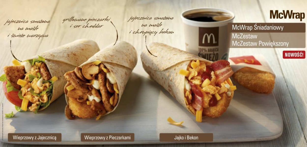 Zupełnie nowa oferta śniadaniowa w McDonald