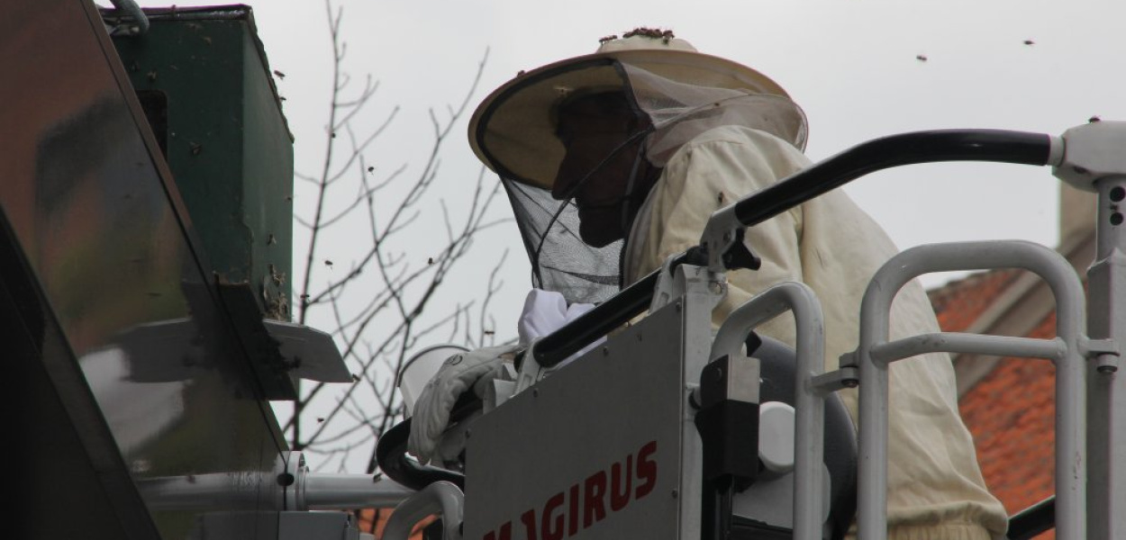 Niecodzienna akcja straży pożarnej