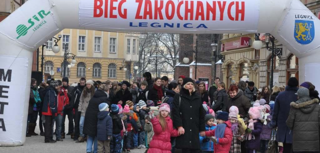 Z okazji walentynek pobiegli w Biegu Zakochanych