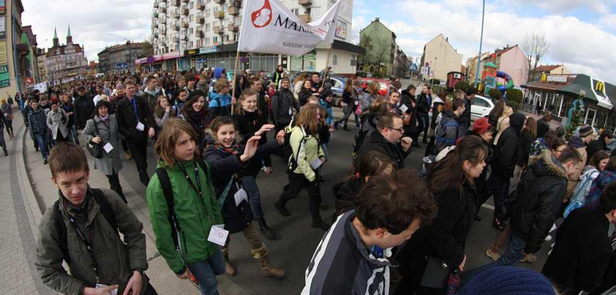 Przeciwnicy aborcji przeszli ulicami Legnicy