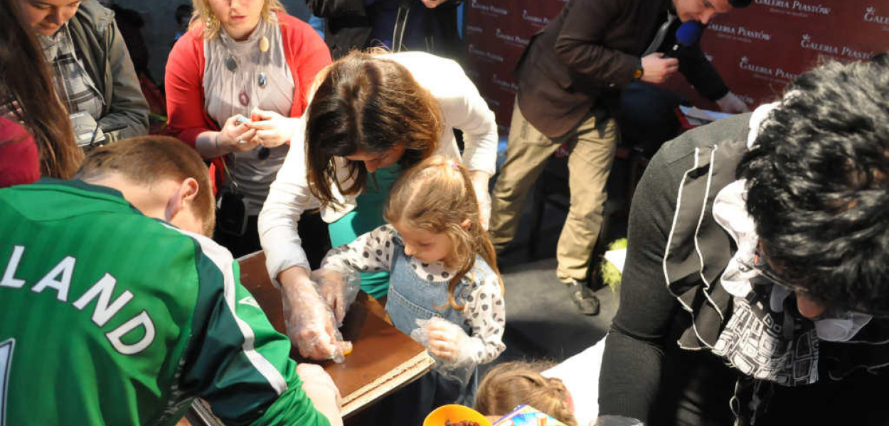 Kasia Cichopek i Marcin Mroczek w galerii