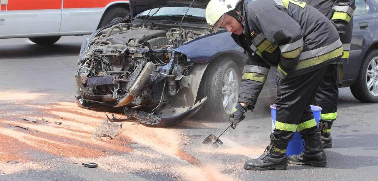 Wypadek na ulicy Wrocławskiej