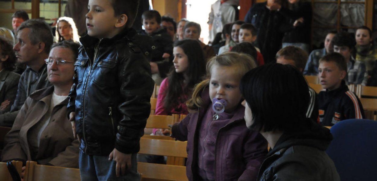 Mieszkańcy Pobożnego spotkali się na półmetku