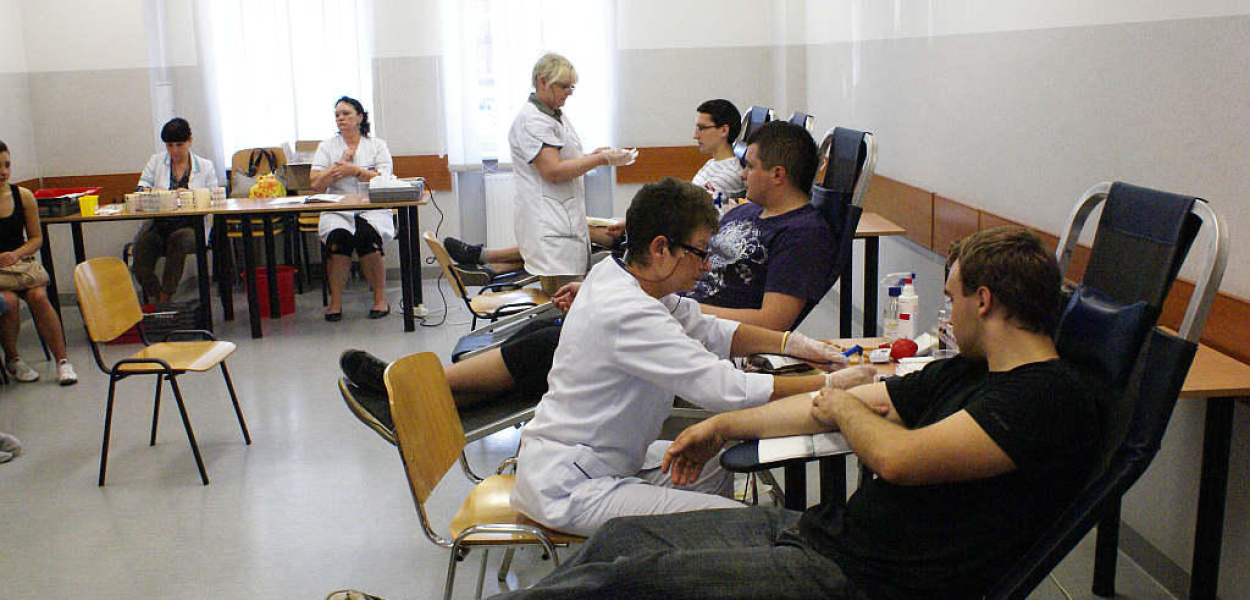 Studenci PWSZ oddają krew w Wampiriadzie 