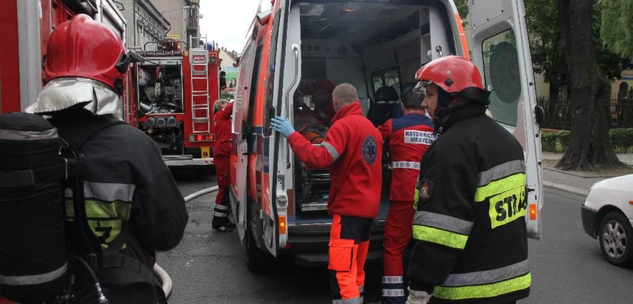 Pożar przy ulicy Jaworzyńskiej