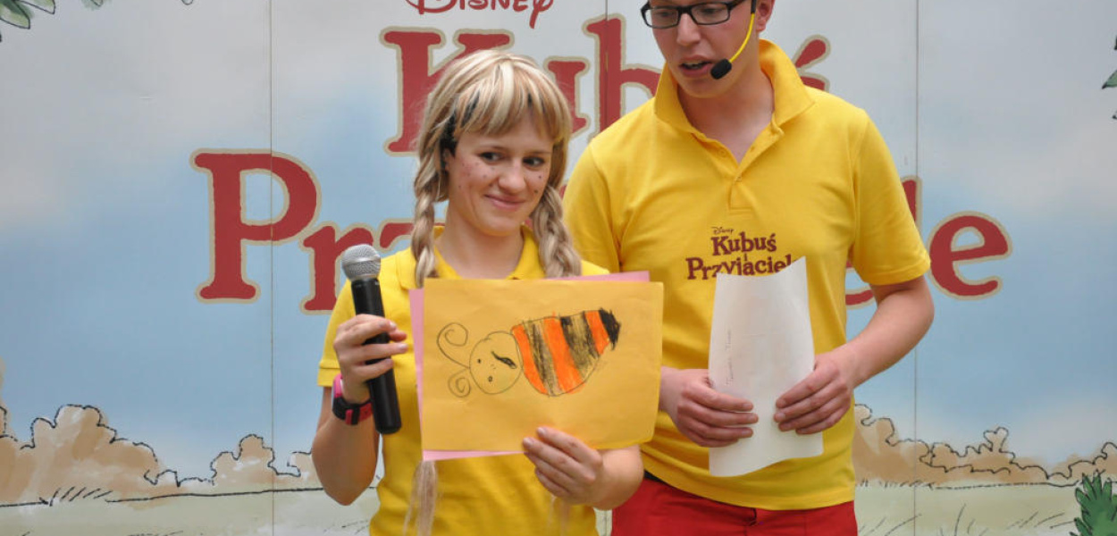 Najmłodsi bawią się z Kubusiem Puchatkiem