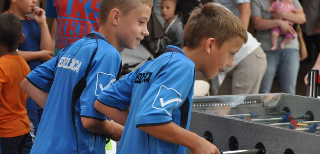 Turniej w piłkarzyki w Galerii Piastów 