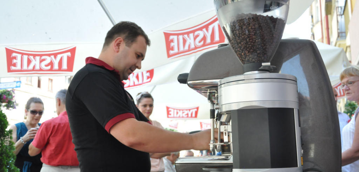 Znany barista robił kawę w Rynku 10 