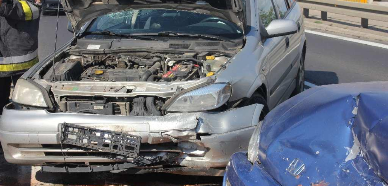 Wypadek na wiadukcie na Wrocławskiej