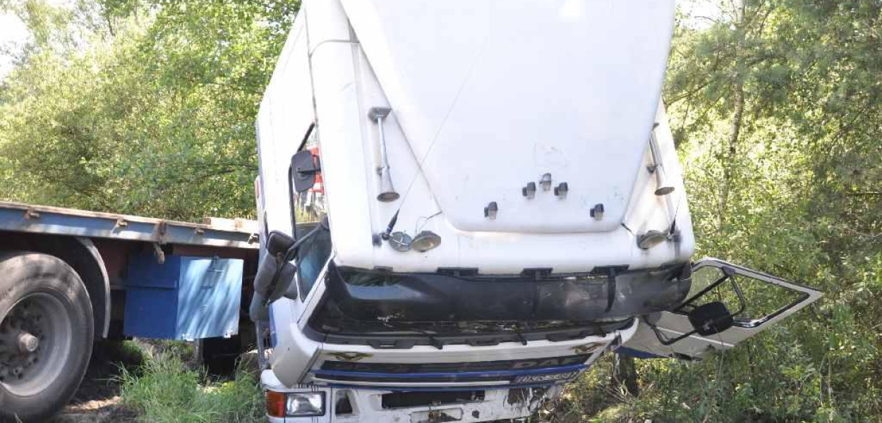 Wypadek na trasie Prochowice - Lubin 