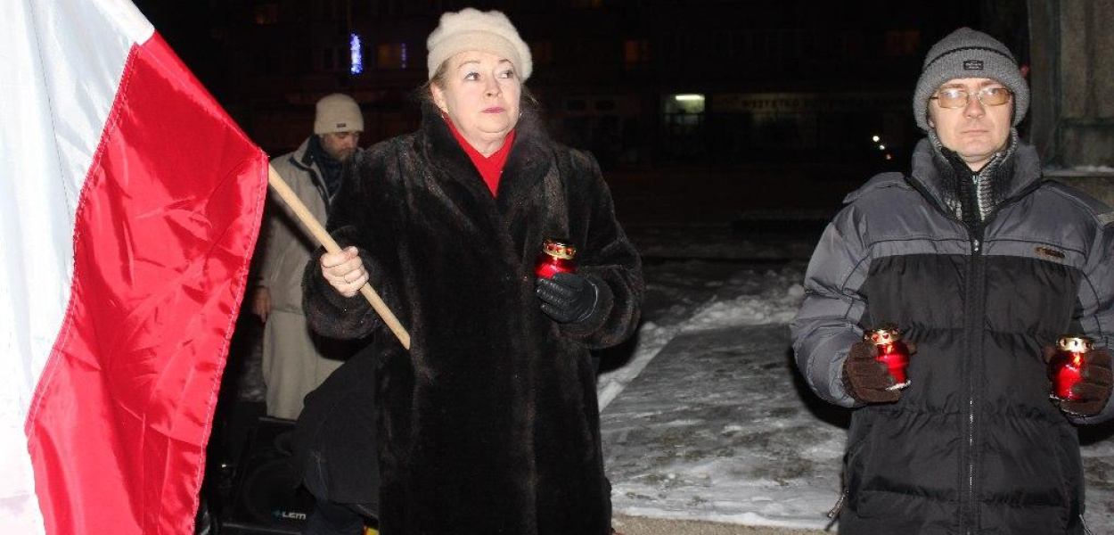 Legnicki apel pamięci w rocznicę stanu wojennego