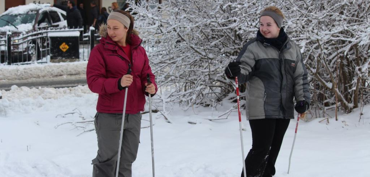 Obóz zimowy studentów PWSZ w Karpaczu 