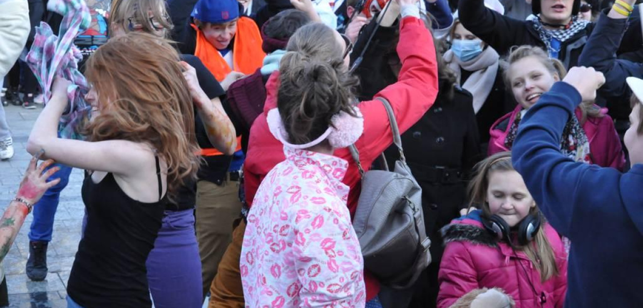 Harlem Shake zgromadził setki młodych legniczan 