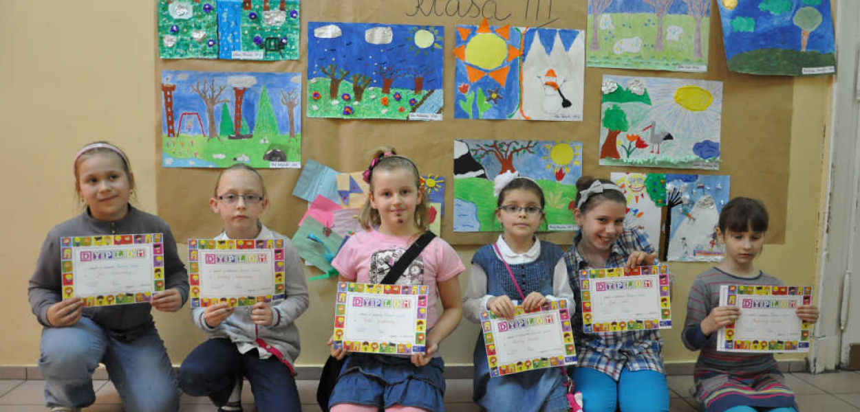 Plastyczny kwiecień - plecień w SP nr 1 