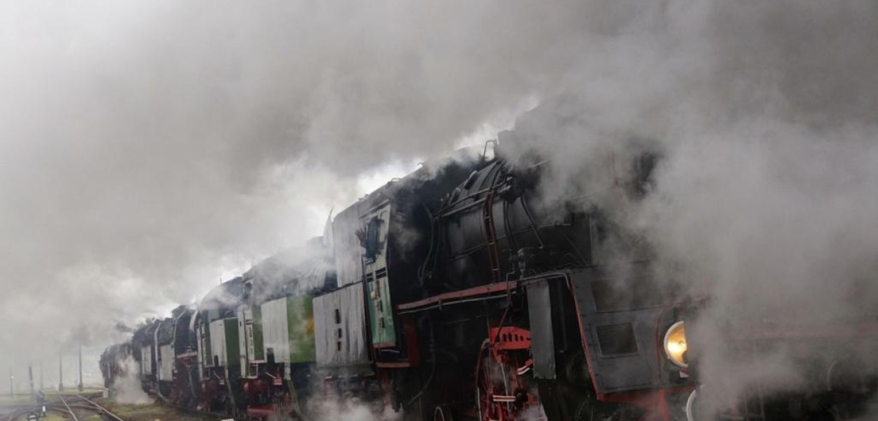 Maszyny pod parą przyjechały do Wolsztyna