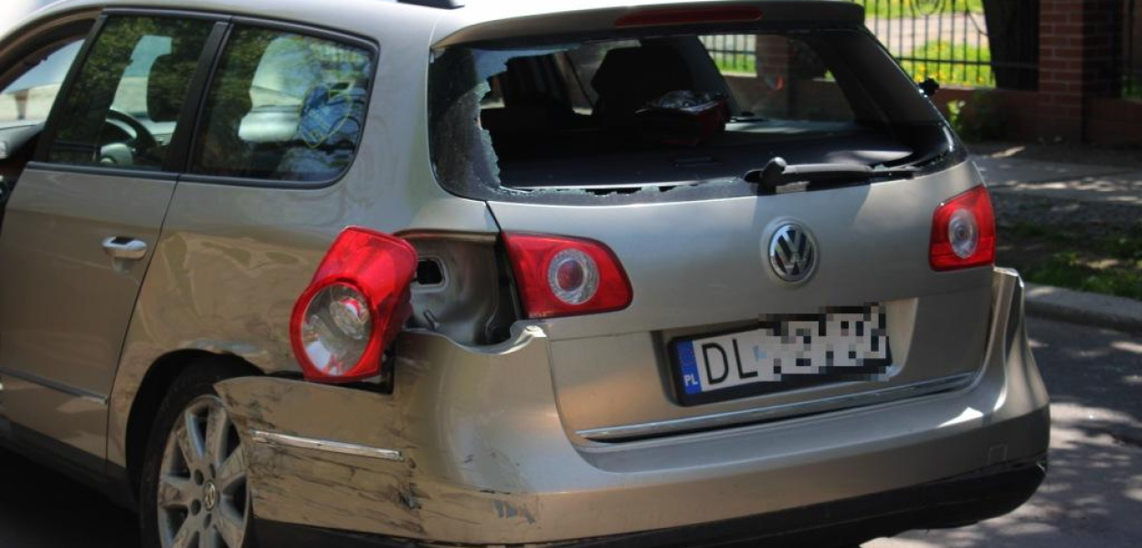 Kolizja na skrzyżowaniu Wojska Polskiego i Rataja