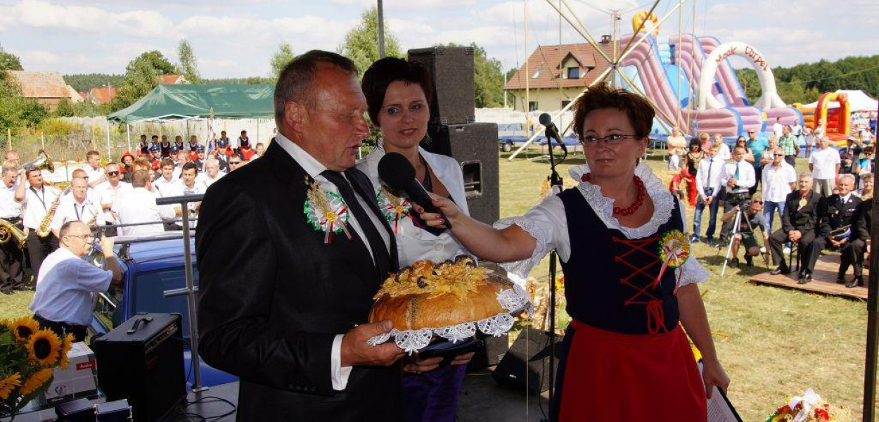 Dożynkowe święto w gminie Miłkowice