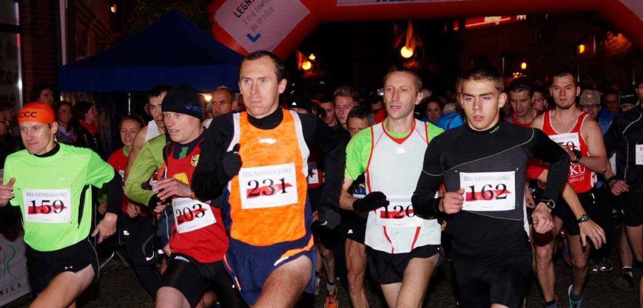 Trzech Ukraińców na podium Biegu Niepodległości