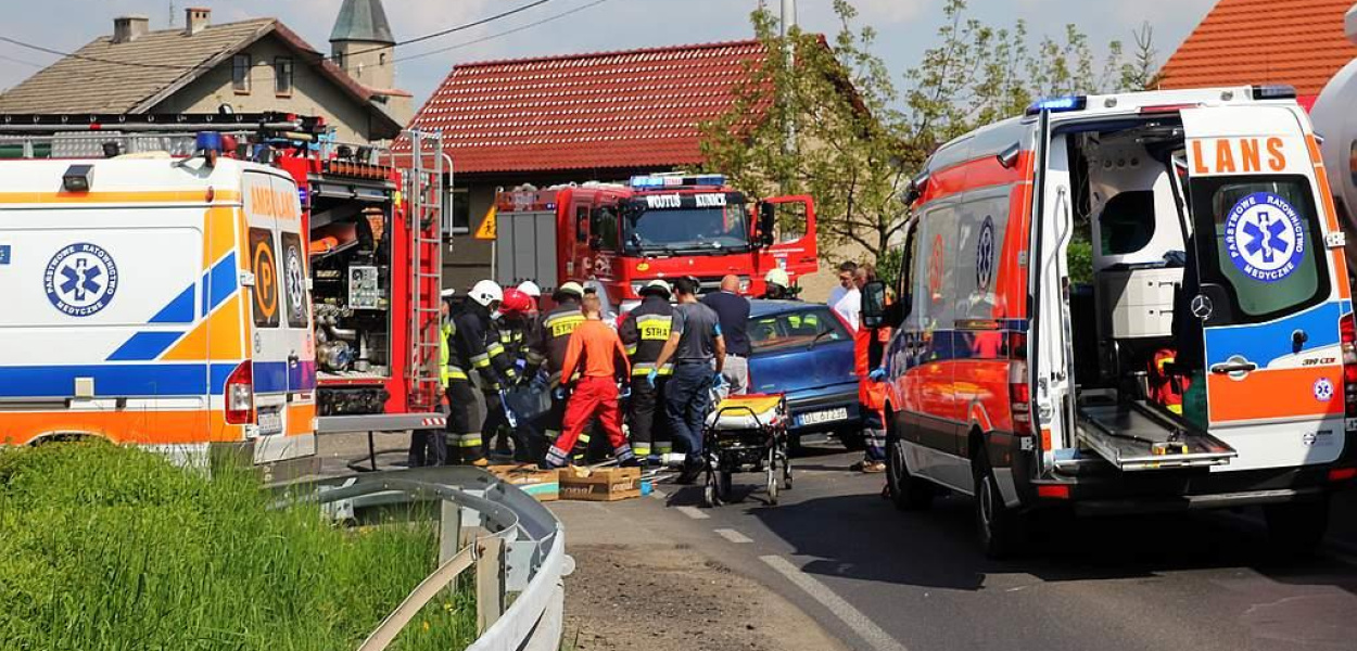 Poważny wypadek w Kunicach