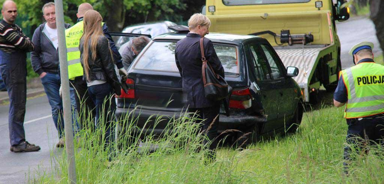 Kolizja na skrzyżowaniu Koskowickiej i Fieldorfa