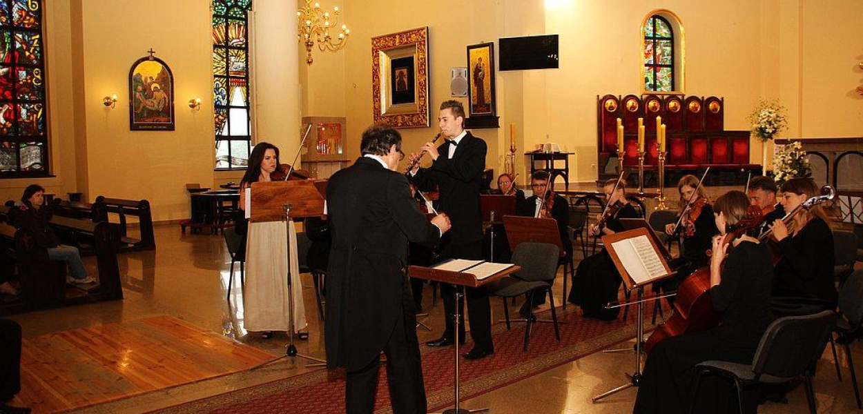 Uczniowie zagrali, mistrz dyrygował