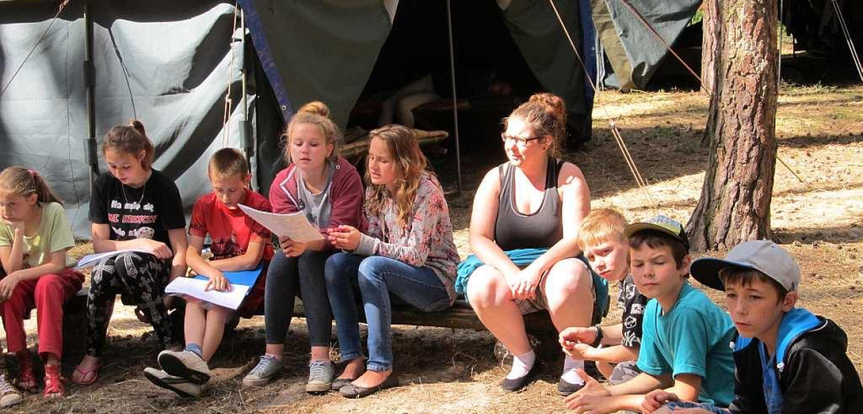 Harcerski wypoczynek na łonie natury