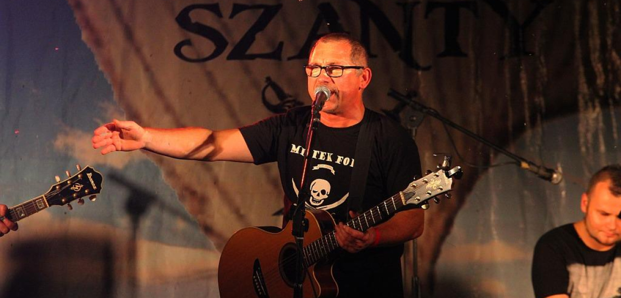 Mietek Folk na zakończenie szant