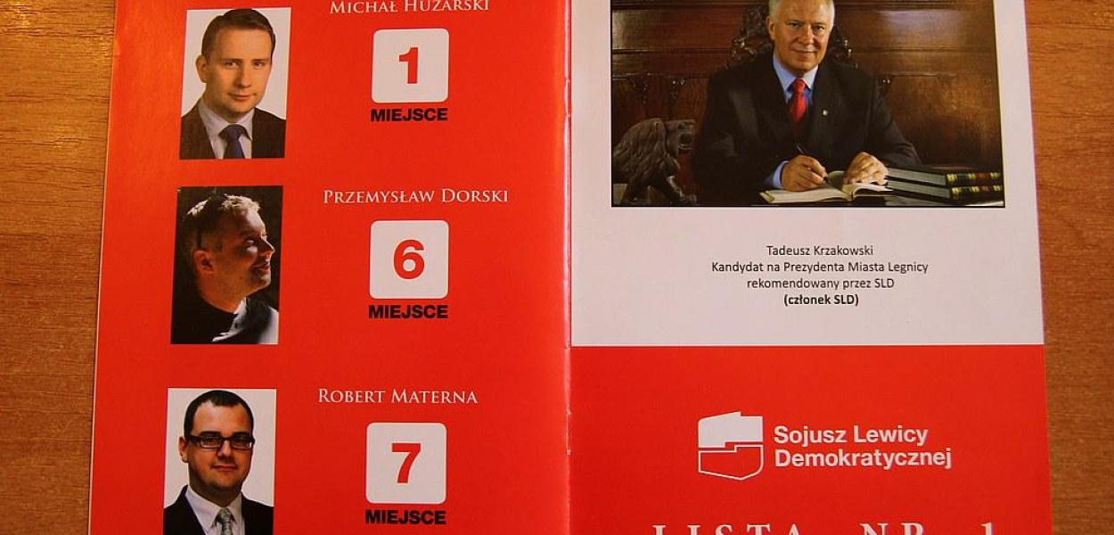 Legnickie kampanie wyborcze na ulotkach