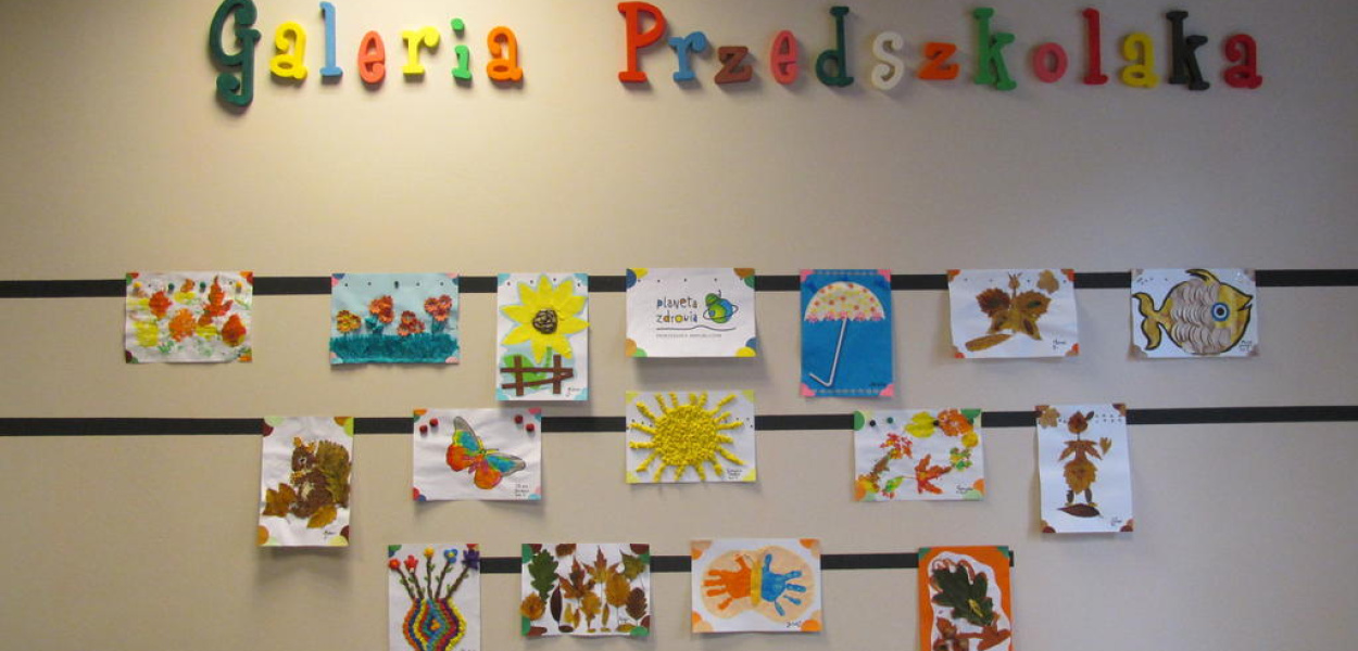 Jesienne skarby w Galerii Przedszkolaka