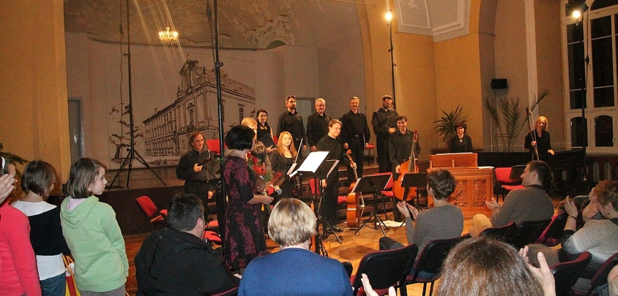 Wrocławscy Kameraliści wystąpili w auli I LO