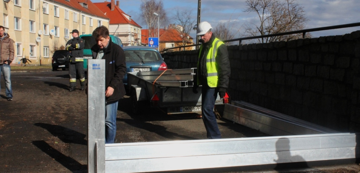 Legnica ma mobilną zaporę przeciwpowodziową
