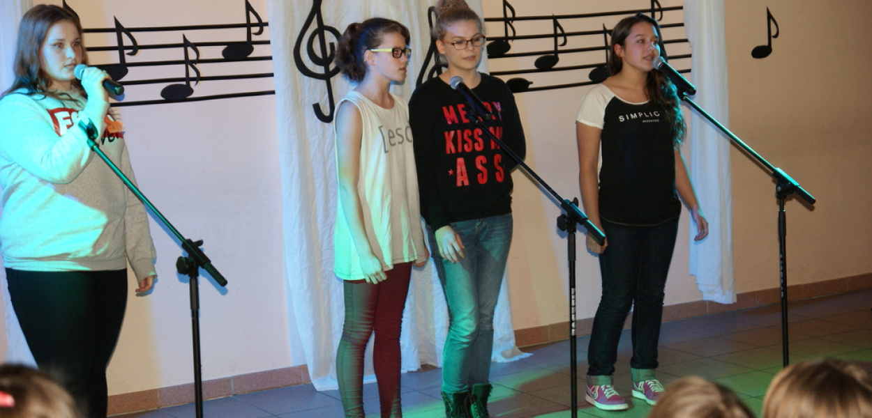 Rozśpiewana młodzież w gminie Kunice