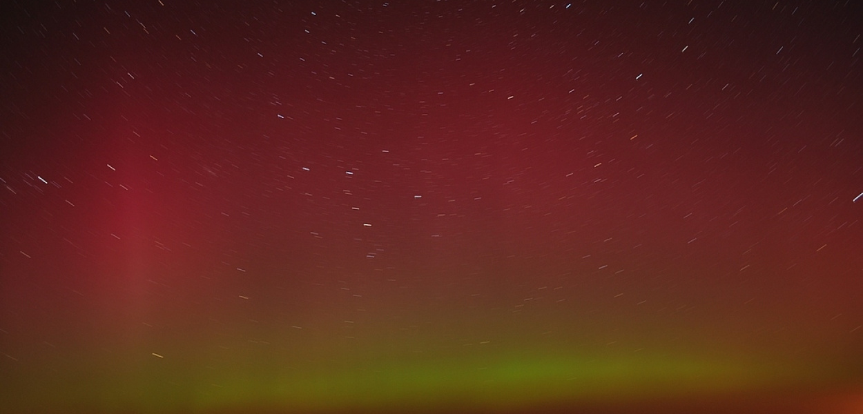 Łowca burz złowił zorzę polarną