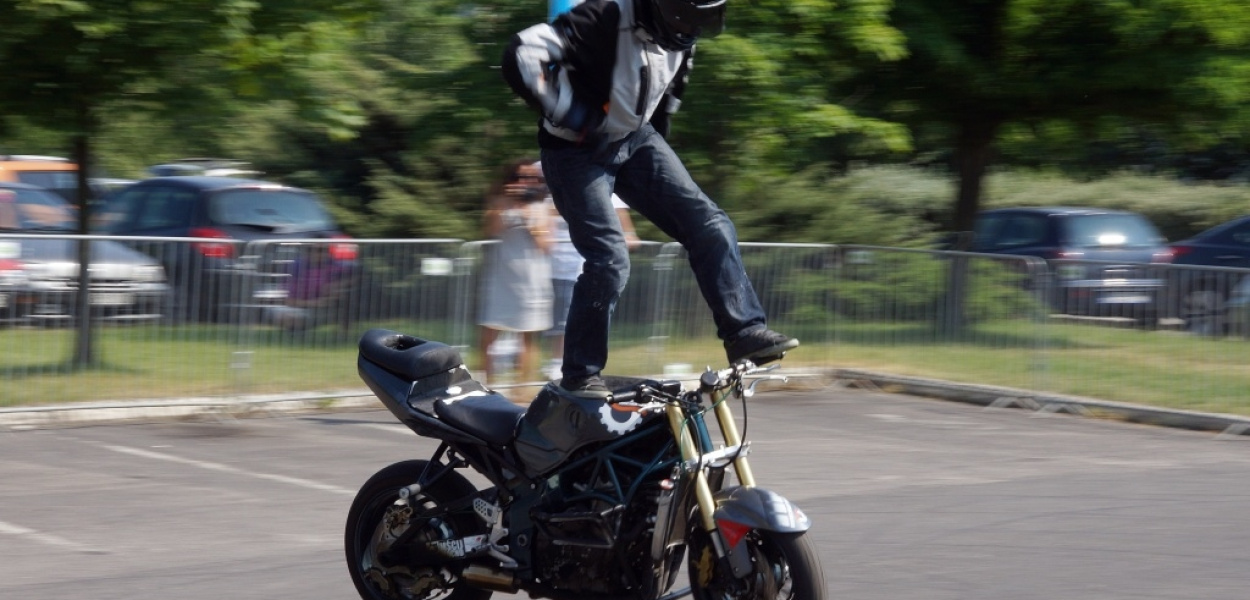 Gwiazda krajowego stuntu w Legnicy