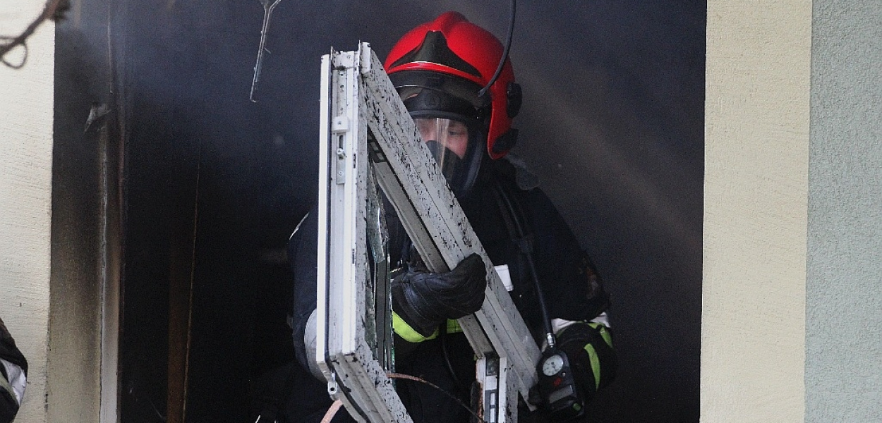 Od koca elektrycznego zapaliło się mieszkanie