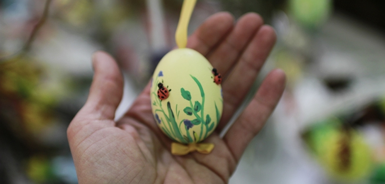 Smaczny i kolorowy jarmark wielkanocny w Miłkowicach