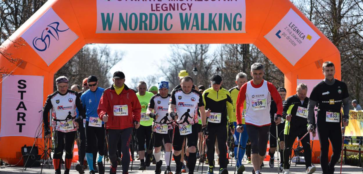 Znamy mistrzów Legnicy w nordic walking