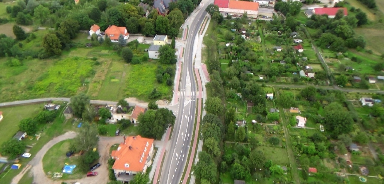 Podniebna inspekcja remontu ulicy Jaworzyńskiej