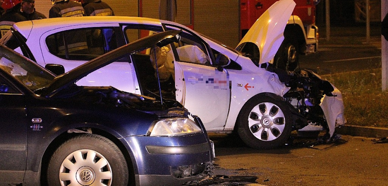 Wypadek na skrzyżowaniu ulic Moniuszki i Piłsudskiego