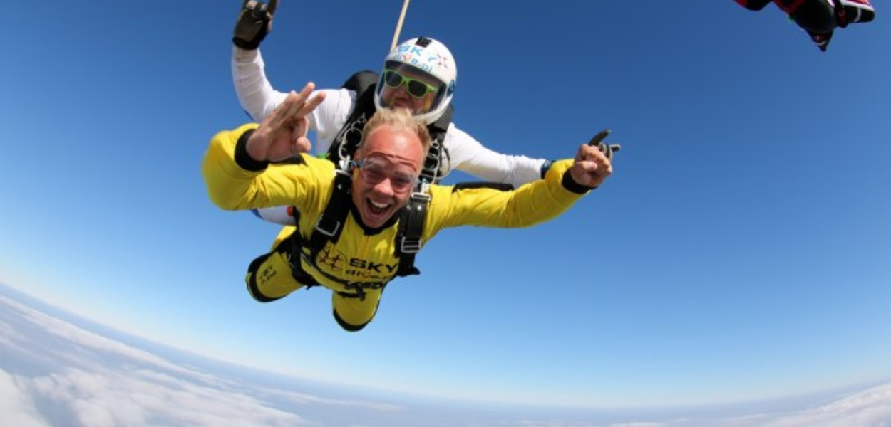 Skok w tandemie - atrakcja nie z tej ziemi!