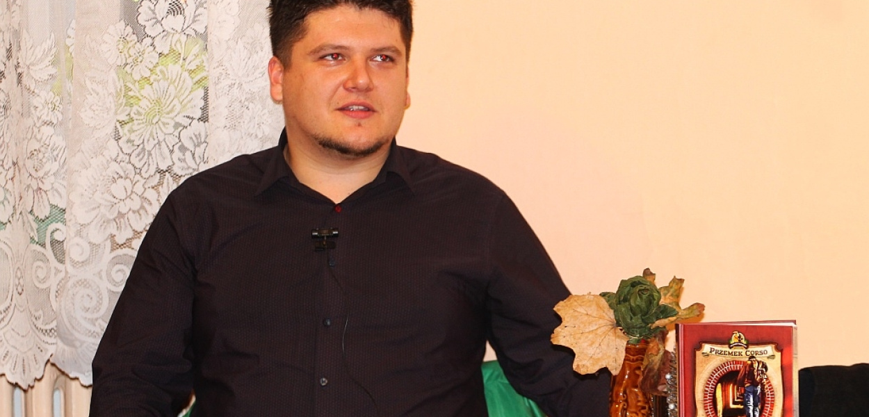 Przemek Corso i jego bohaterowie w siedzibie TML