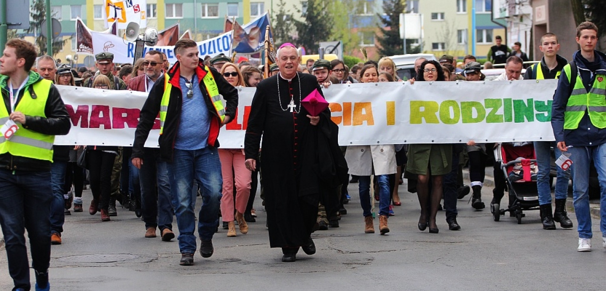 Szli przez Legnicę w obronie życia poczętego