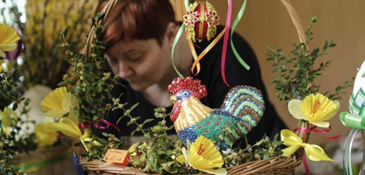 Szukali jajek i degustowali wielkanocne potrawy
