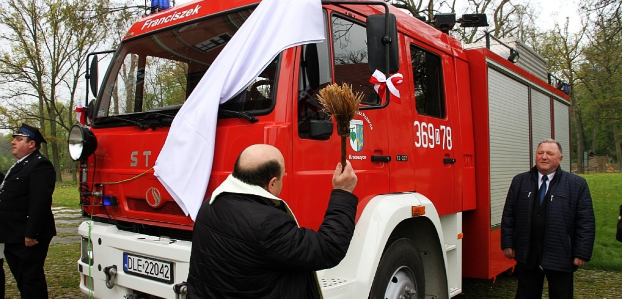 Strażacy z Krotoszyc będą gasić pożary "Frankiem"