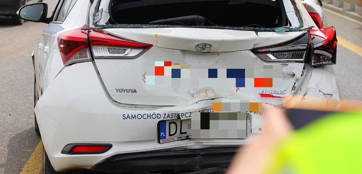 Wypadek na obwodnicy. Dwie osoby w szpitalu